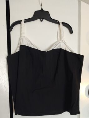 torrid Black and White Camisole Tank Top